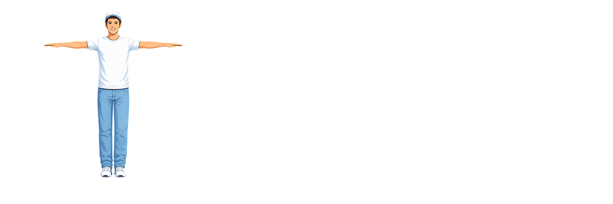 textiloft schriftzug gerade